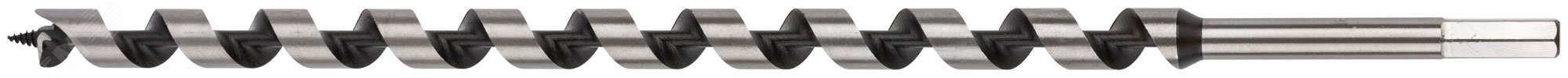 Изображение товара Сверло по дереву спиральное 18х460 мм  КУРС для точных отверстий
