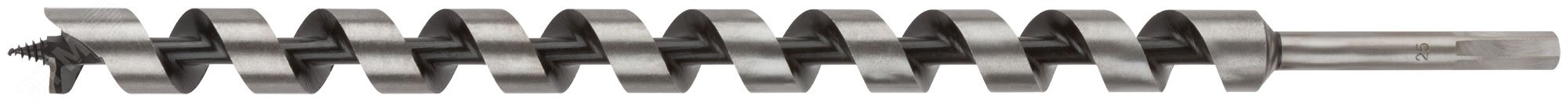 Изображение товара Сверло по дереву спиральное 25х460 мм КУРС профессиональный инструмент