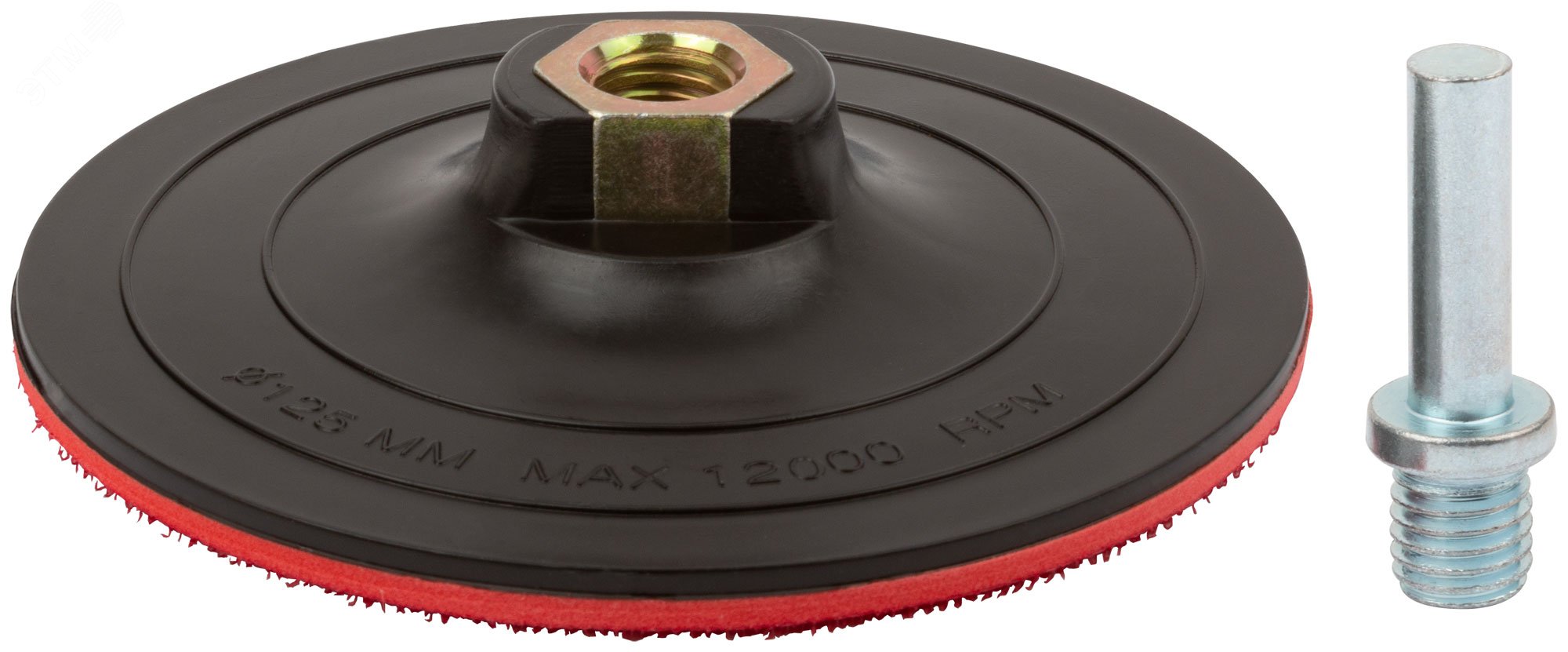 Изображение товара Диск шлифовальный с липучкой 125 мм M14 для шлифовальных машин и дрели