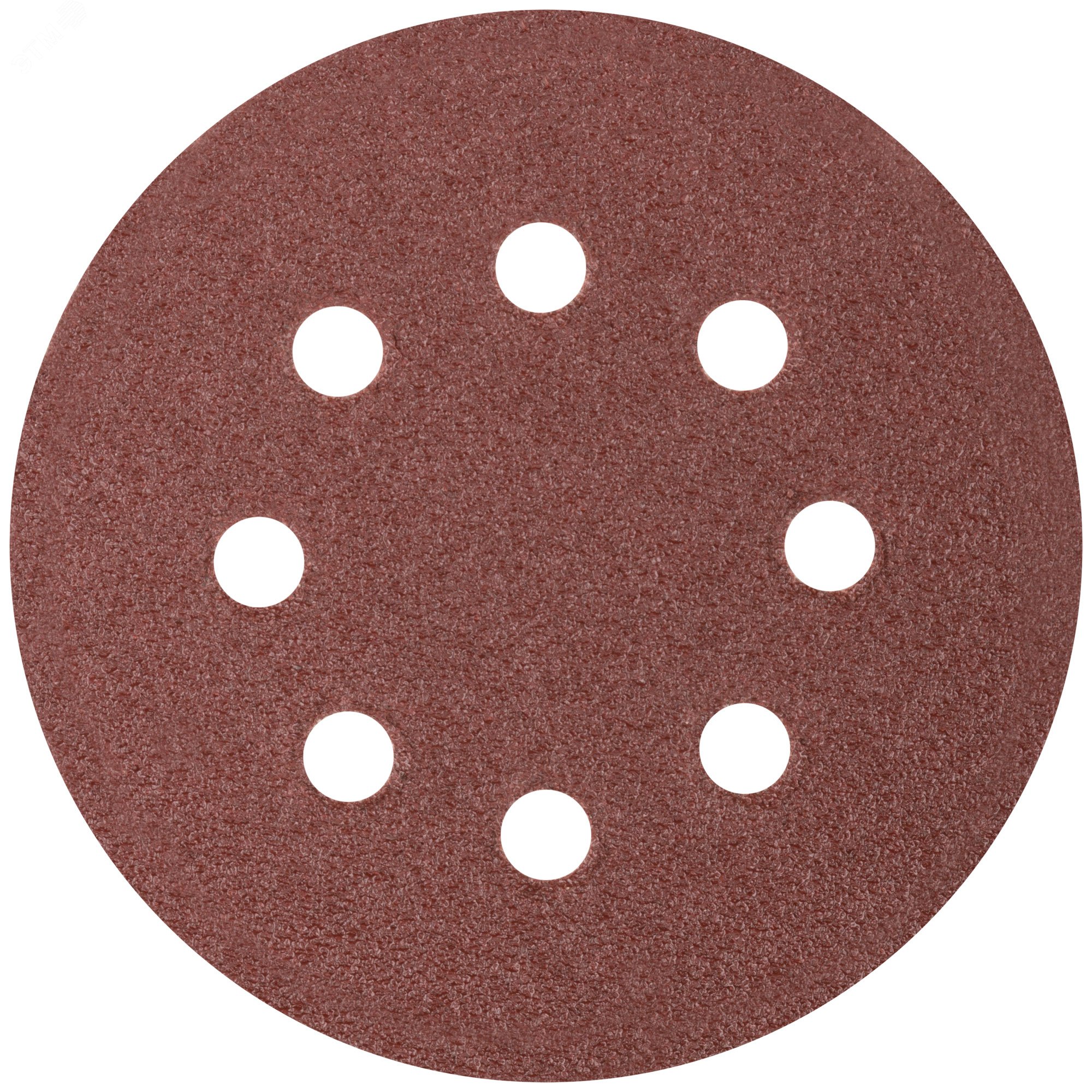 Изображение товара Круги шлифовальные с отверстиями 125 мм 5 шт Липучка алюминий-оксидные P40 КУРС