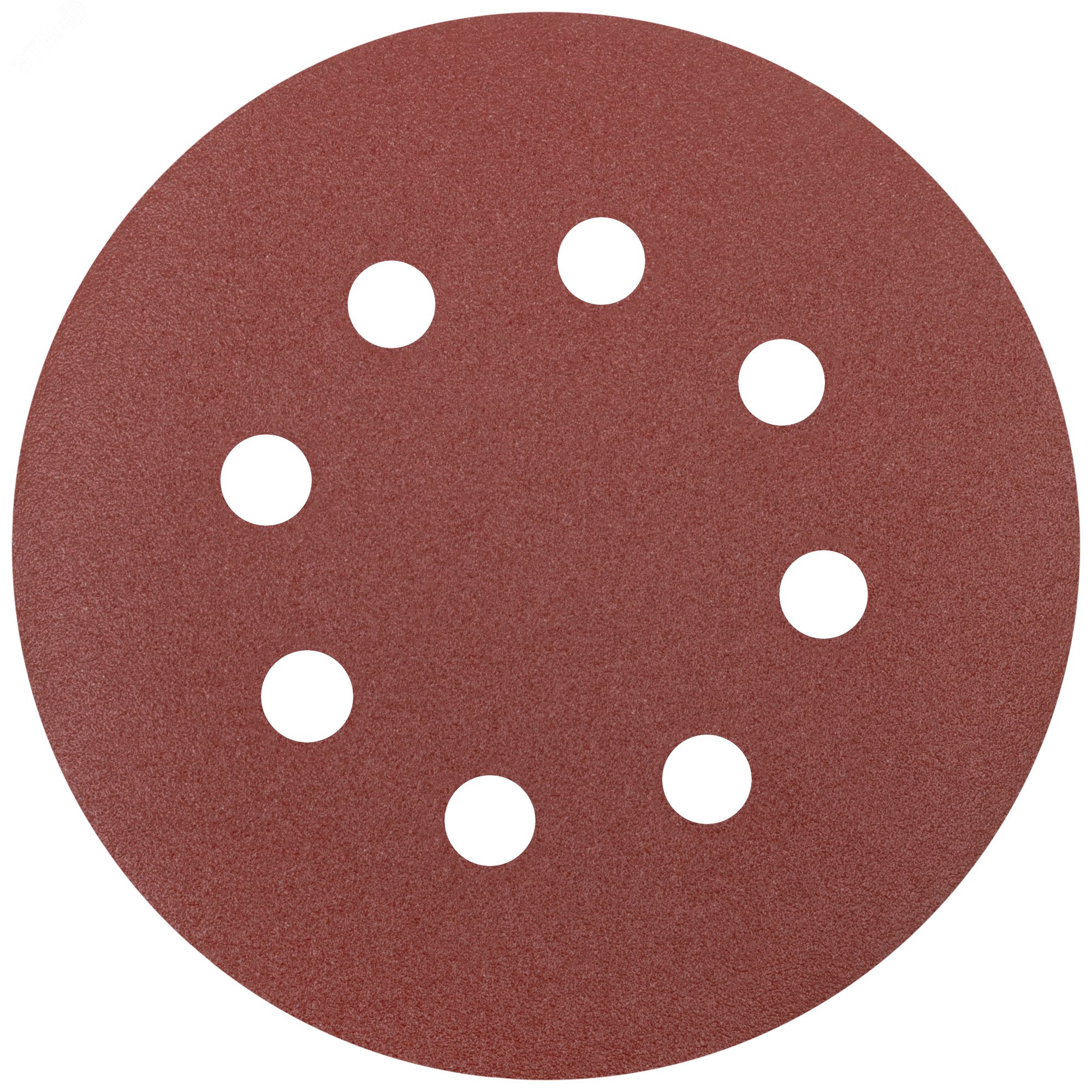 Изображение товара Круги шлифовальные с отверстиями 125 мм 5 шт для обработки дерева металла и камня
