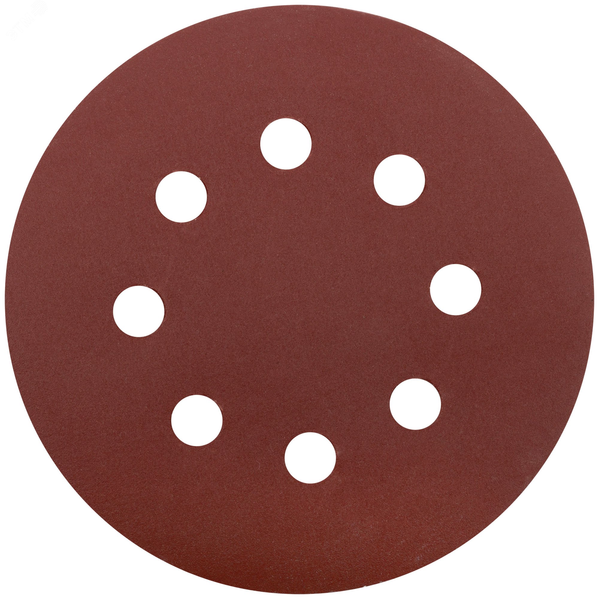 Изображение товара Круги шлифовальные с отверстиями 125 мм 5 шт. Р 320 для обработки металла дерева и камня