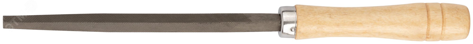 Напильник, деревянная ручка, трехгранный 150 мм 42501 КУРС - превью