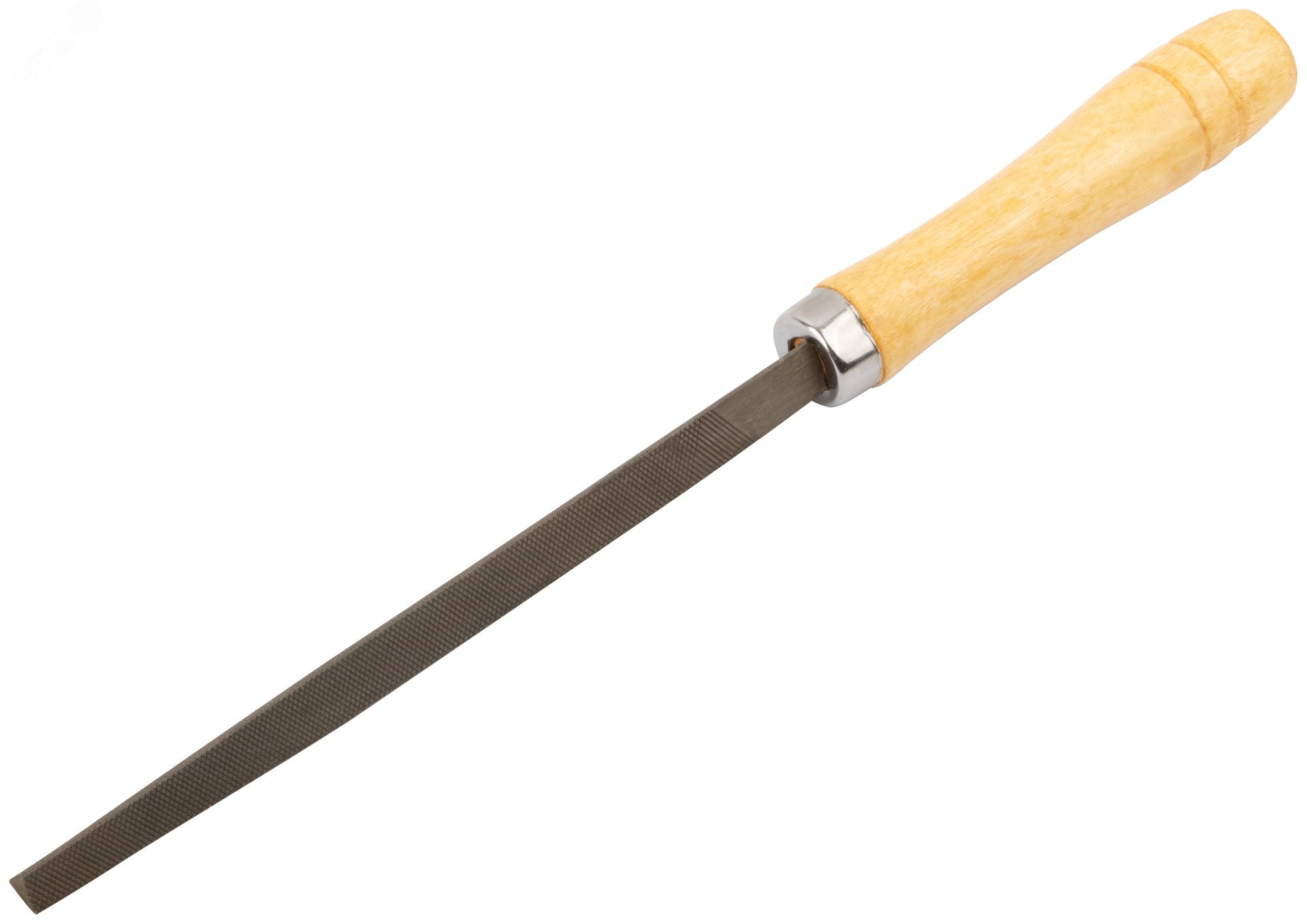 Напильник, деревянная ручка, трехгранный 150 мм 42501 КУРС - превью 2