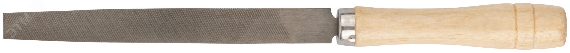 Напильник, деревянная ручка, плоский 150 мм 42502 КУРС - превью