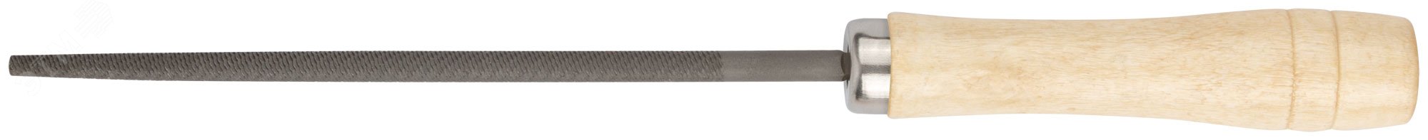 Напильник, деревянная ручка, круглый 150 мм 42503 КУРС - превью