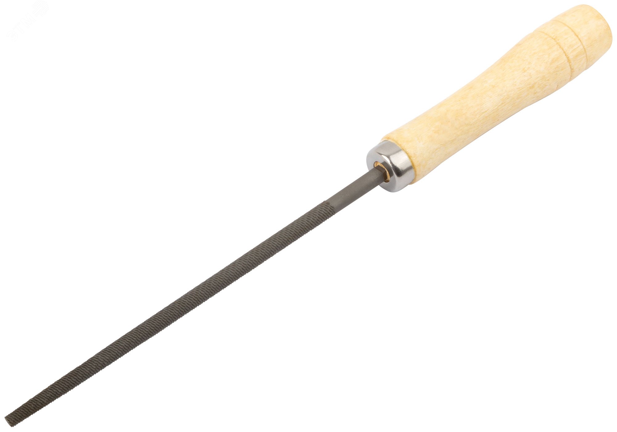 Напильник, деревянная ручка, круглый 150 мм 42503 КУРС - превью 2