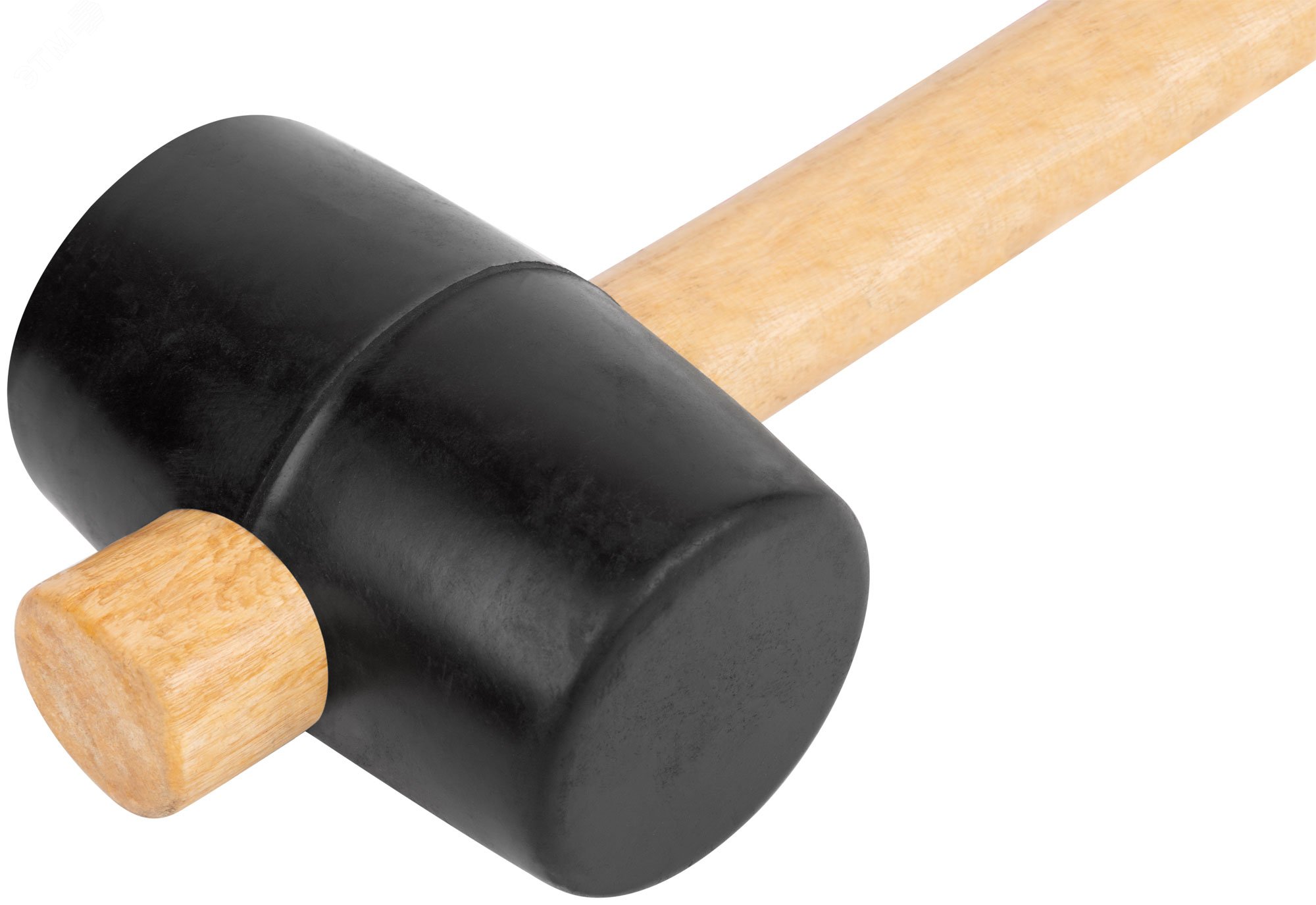 Киянка резиновая, деревянная ручка 45 мм (230 гр) 45345 КУРС - превью 4
