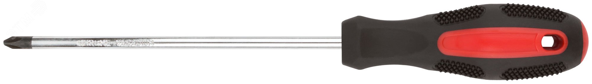 Отвертка ''Мастер'', CrV сталь, прорезиненная ручка 6х150 мм РН2 53778 КУРС - превью