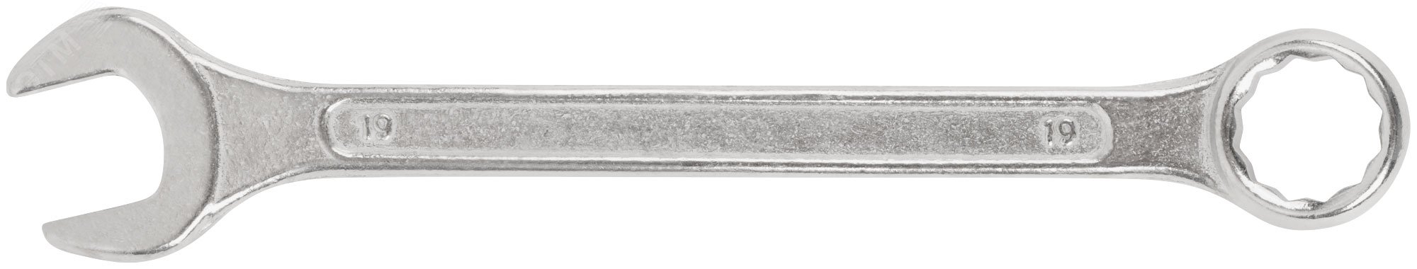 Ключ комбинированный, цинковое покрытие 19 мм 63179 КУРС - превью