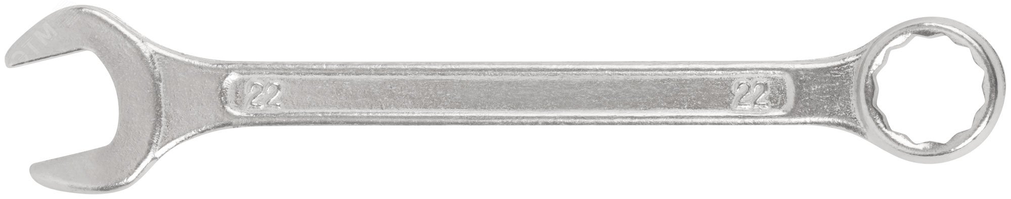 Ключ комбинированный, цинковое покрытие 22 мм 63182 КУРС - превью