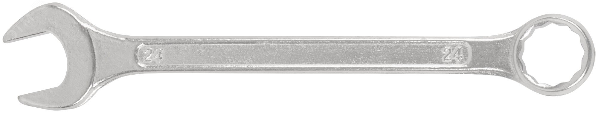 Ключ комбинированный, цинковое покрытие 24 мм 63183 КУРС - превью