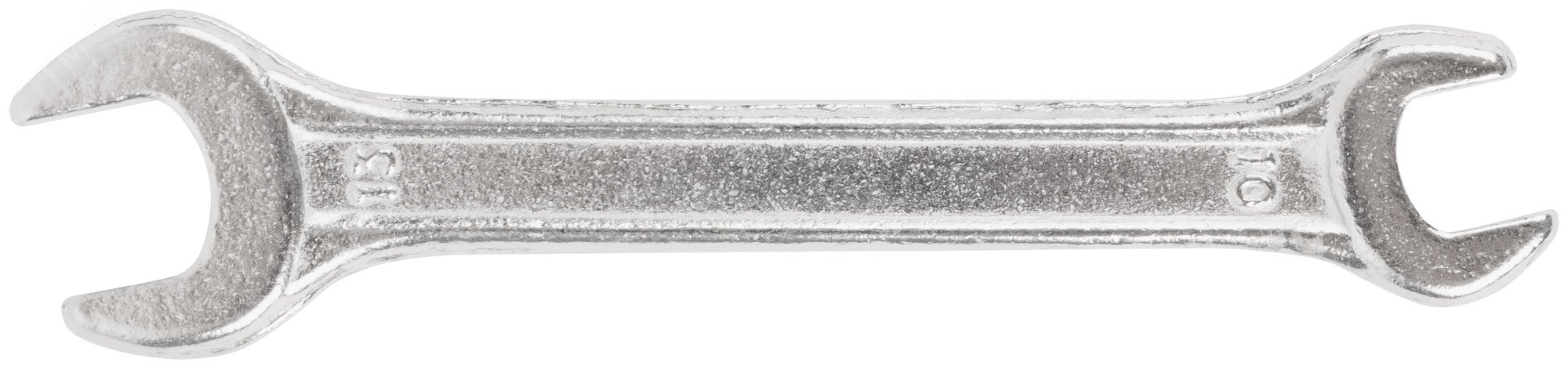 Ключ рожковый, цинковое покрытие 10х13 мм 63505 КУРС - превью