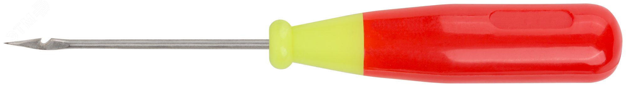 Шило шорное (сапожное) с крючком, пластиковая ручка 48/122 мм 67414 КУРС - превью