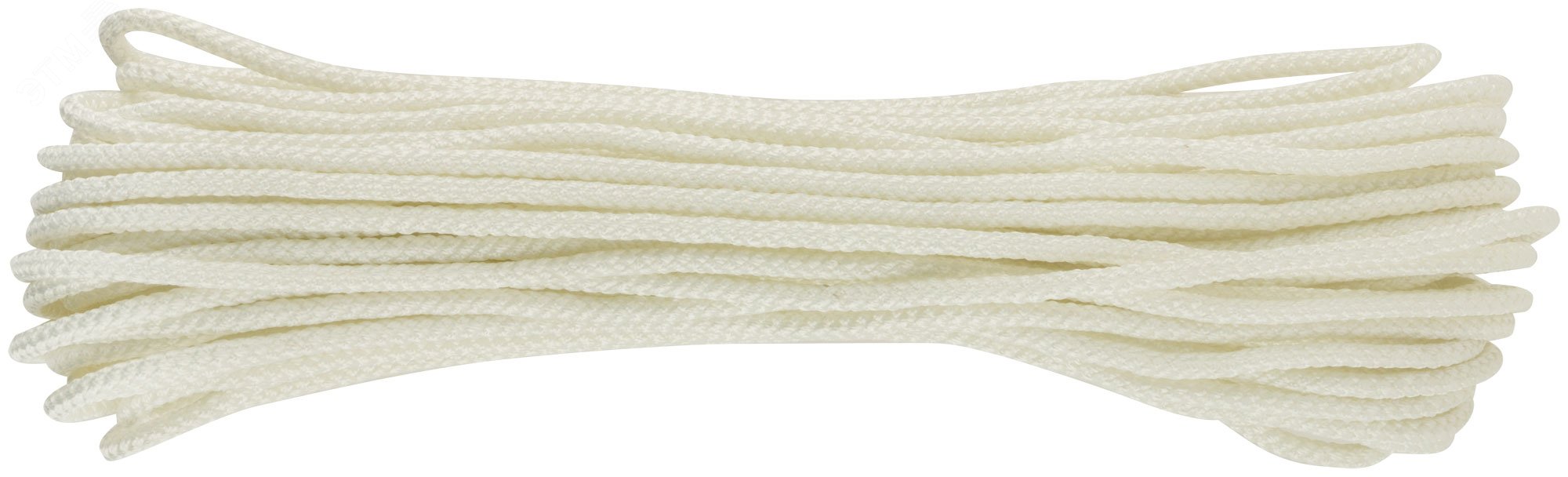 Фал капроновый плетеный 16-ти прядный с сердечником 6 мм х 20 м, р/н= 450 кгс 68416 КУРС - превью