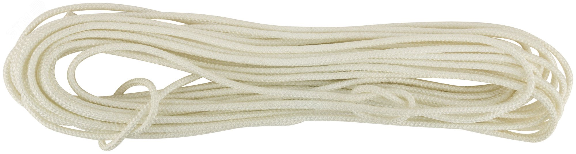 Фал капроновый плетеный 16-ти прядный с сердечником 8 мм х 20 м, р/н= 650 кгс 68417 КУРС - превью