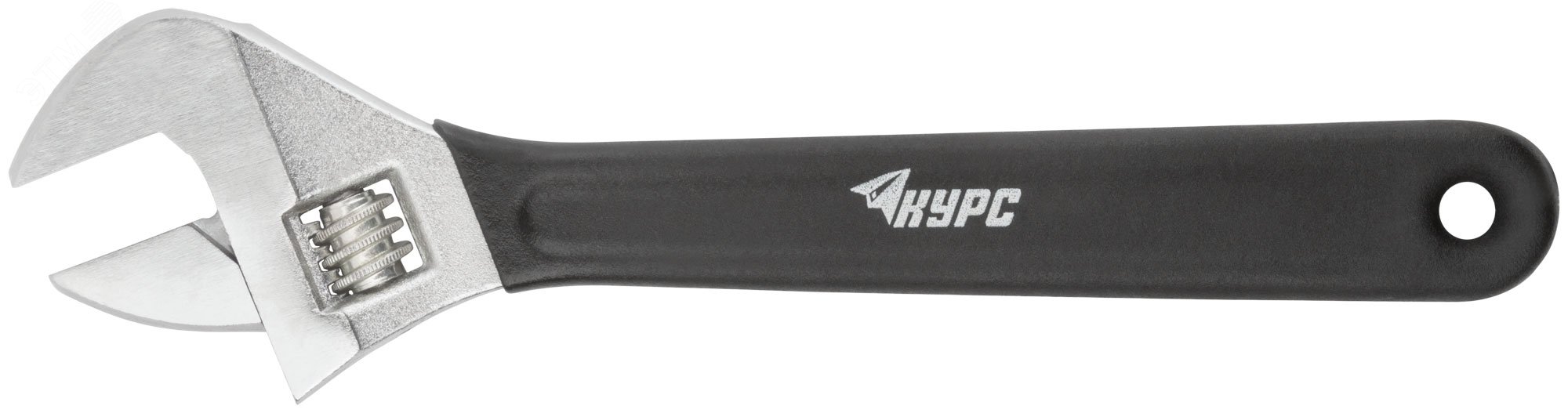 Изображение товара Ключ разводной 300 мм КУРС антискользящее покрытие рукоятки