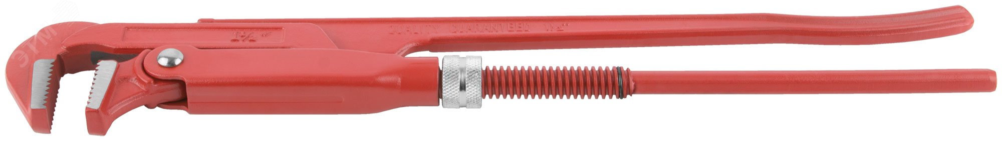 Ключ трубный газовый 90 гр (тип L) инстр. сталь 1.5'' (400 мм) 70362 КУРС - превью 4