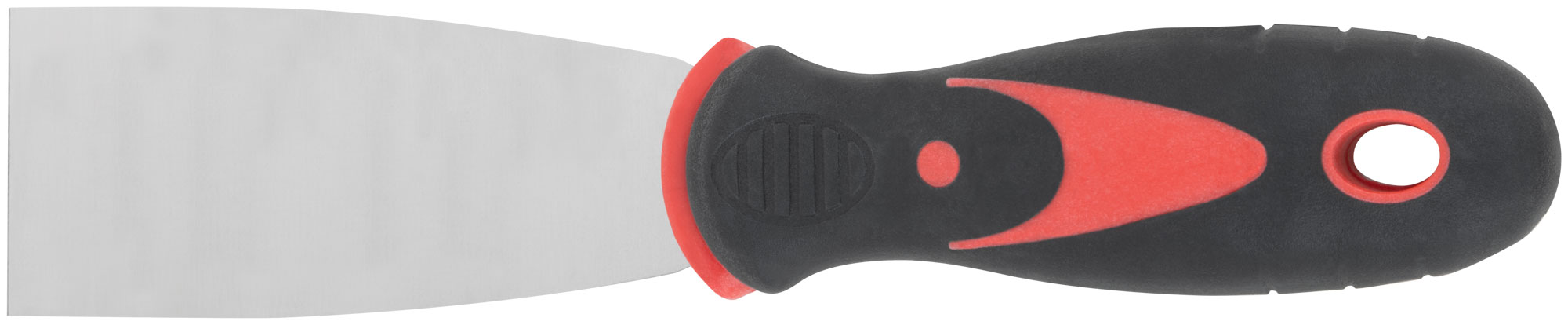 Шпатель, нерж.сталь, прорезиненная ручка 1,5 ( 8  мм)