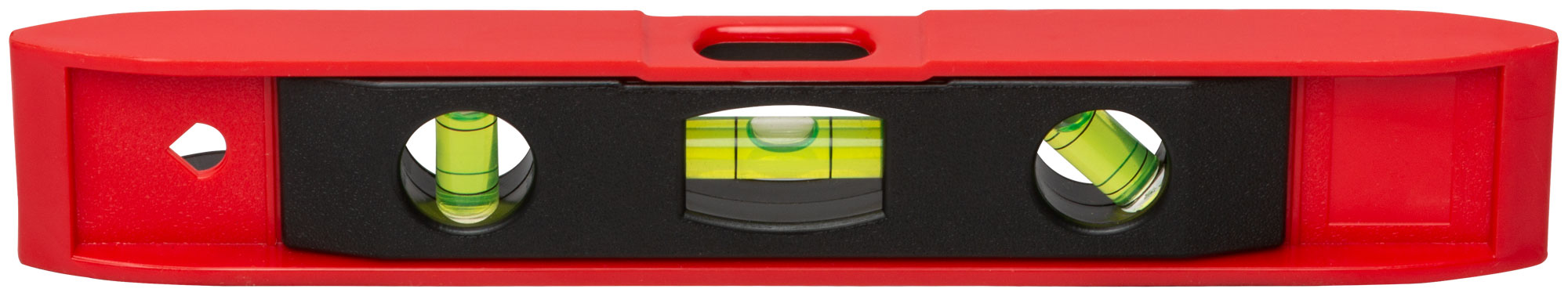 Уровень ''Торпедо'' пластиковый, 3 глазка, магнитный 225 мм