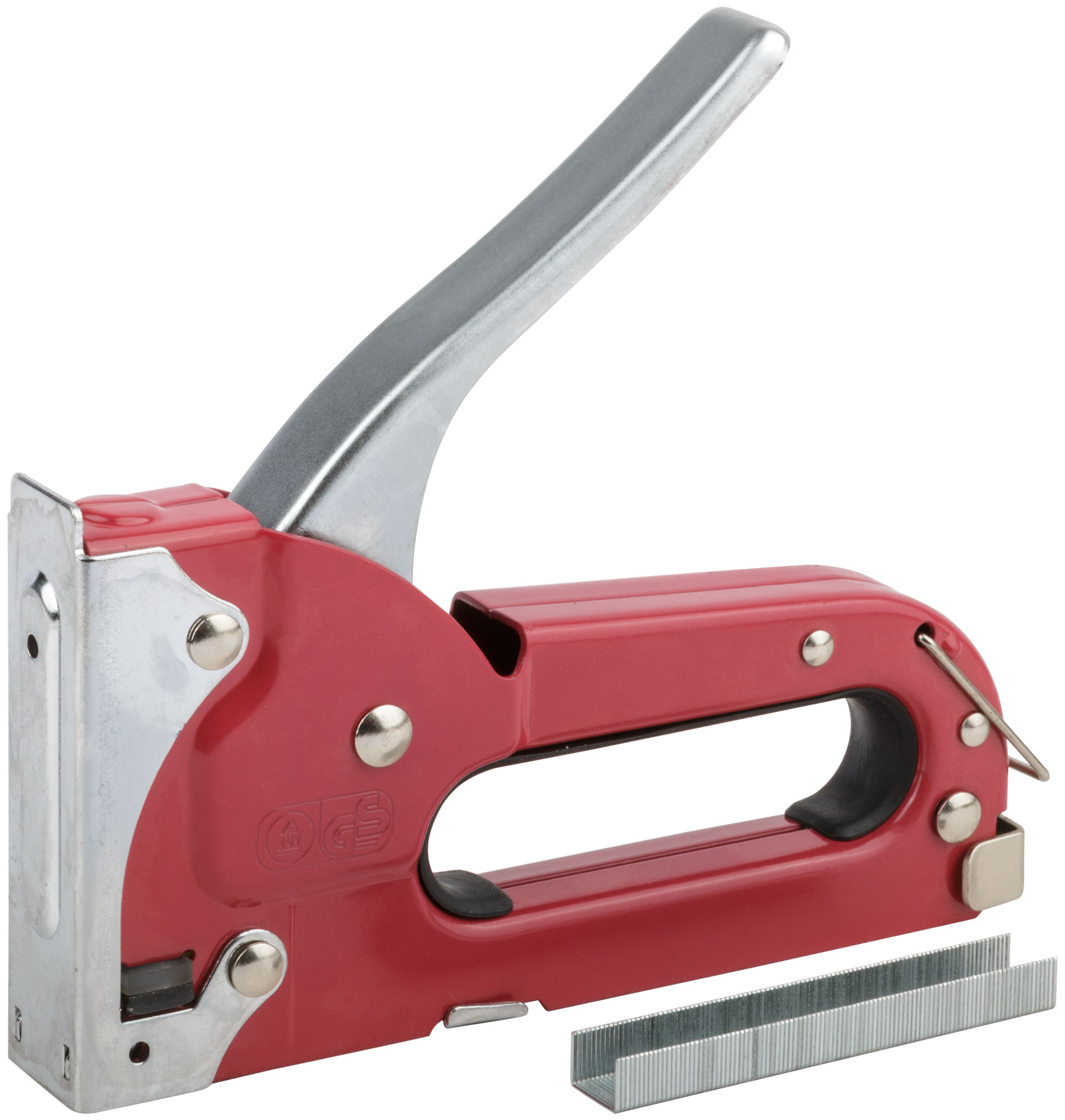 Степлер для узких скоб ''тип 53'' 4-8 мм, металлический корпус