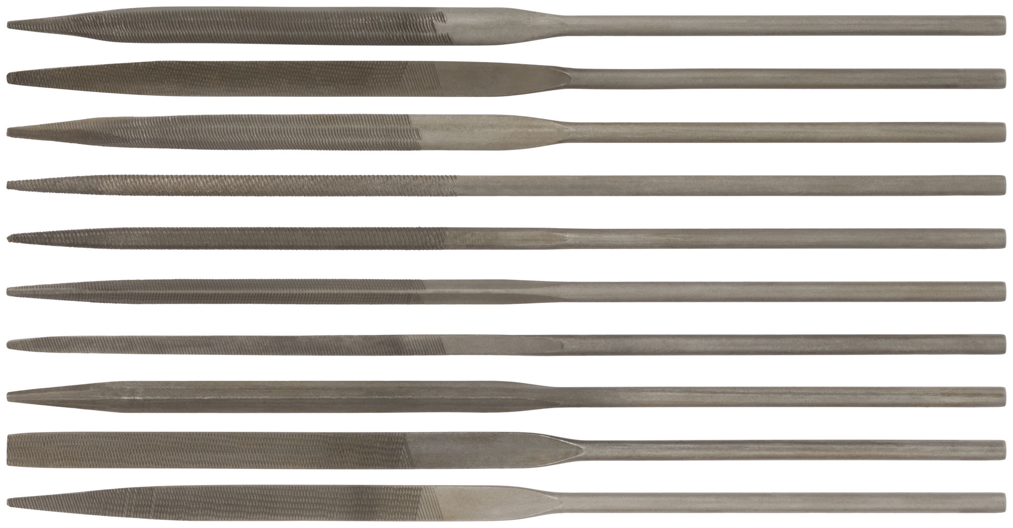 Надфили, 10 шт, 3х140 мм., набор
