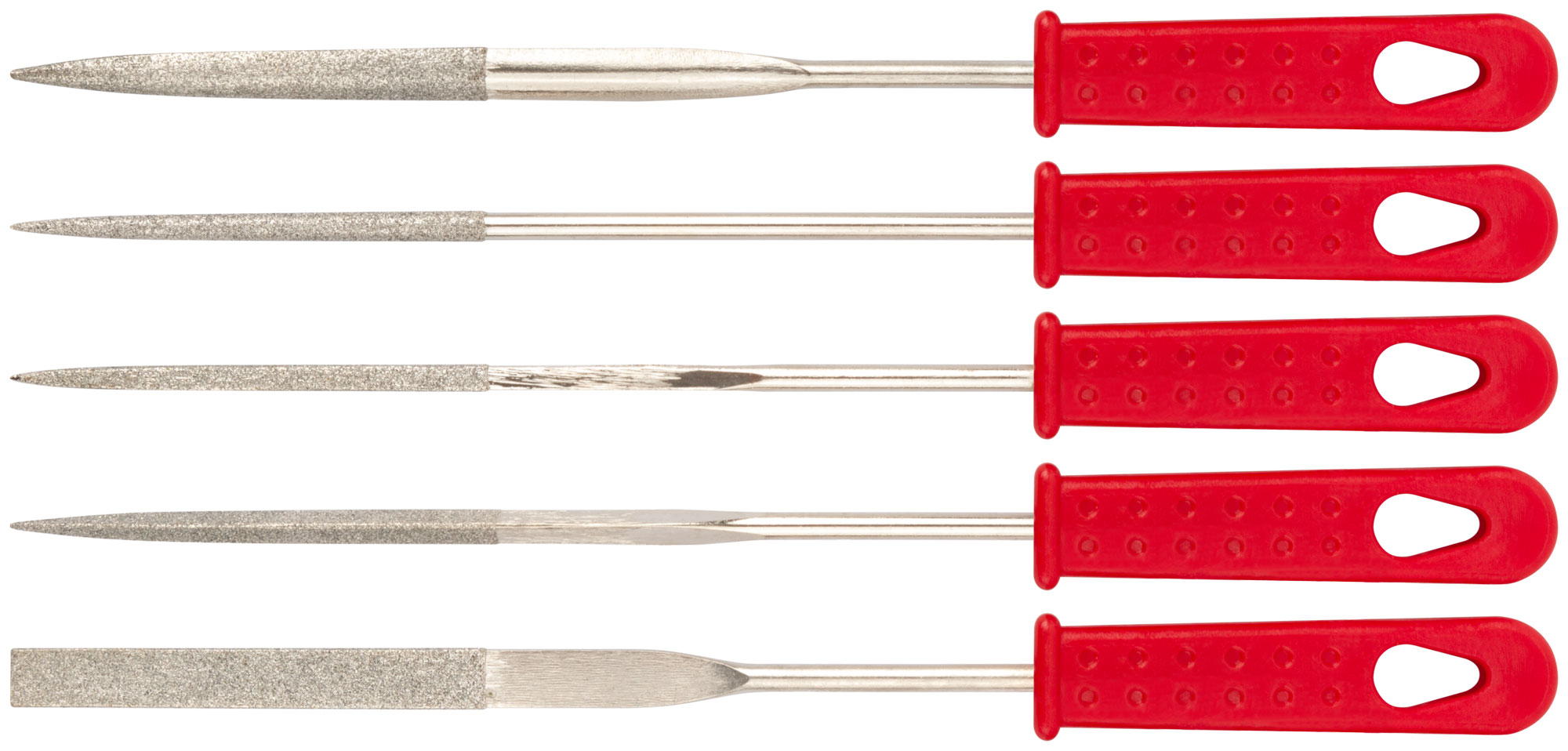 Надфили алмазные, 5 шт, 3x160 мм (узкие)