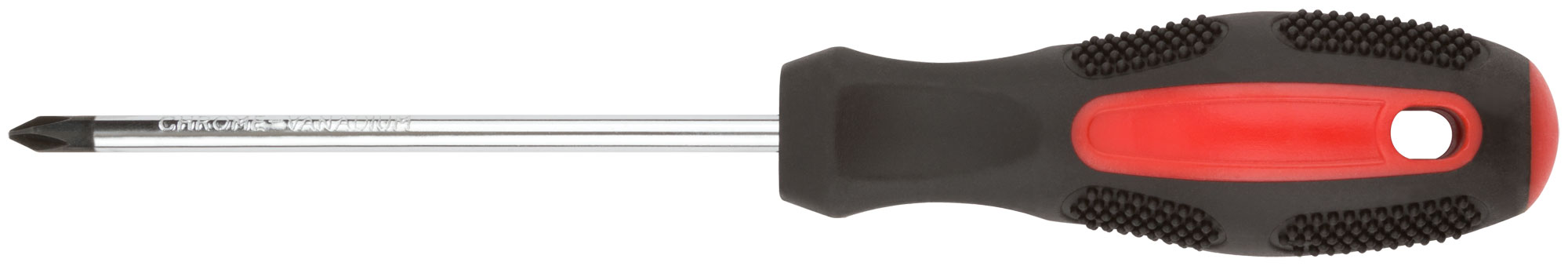 Отвертка ''Мастер'', CrV сталь, прорезиненная ручка 5х100 мм РН1
