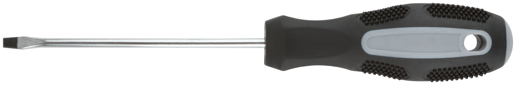 Отвертка ''Мастер'', CrV сталь, прорезиненная ручка 4х100 мм SL