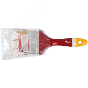 Кисть флейцевая ''Мастер'', натур. щетина, деревянная ручка 3'' (75 мм) - фото 3