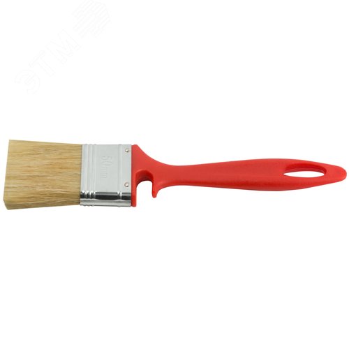 Кисть флейцевая ''Крафт'' натуральная светлая щети - фото 4