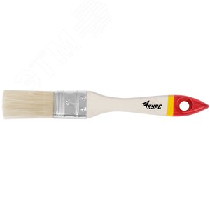 Кисть флейцевая ''Модерн'', иск. щетина, деревянная ручка 1'' (25 мм) - фото 1