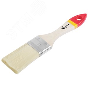 Кисть флейцевая ''Модерн'', иск. щетина, деревянная ручка 1.5'' (38 мм) - фото 2