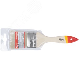 Кисть флейцевая ''Модерн'', иск. щетина, деревянная ручка 2'' (50 мм) - фото 3