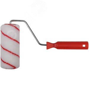 Валик полиакриловый, стержневая система, диаметр 40/62 мм, ворс 11 мм, 150 мм - фото 1