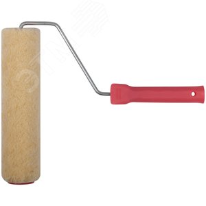 Валик полиакриловый нитяной, стержневая система, диаметр 40/76 мм, ворс 18 мм, бюгель 6 мм, 230 мм - фото 1