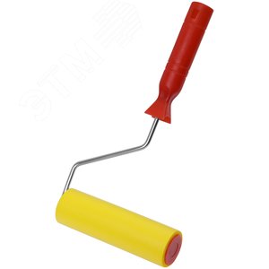 Валик прижимной резиновый, для обоев, желтый 150 мм - фото 2