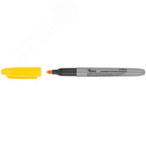 Маркер строительный перманентный, желтый - фото 2