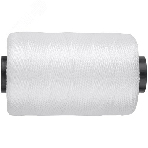 Шнур разметочный капроновый 1,5 мм х 400 м, белый - фото 1