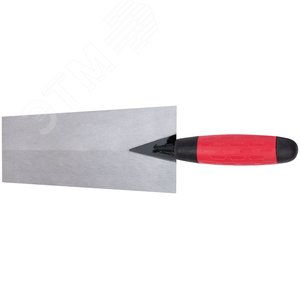 Мастерок каменщика, прорезиненная ручка 180 мм - фото 4