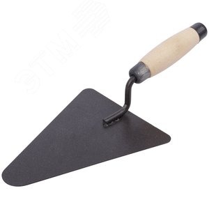 Изображение товара Кельма бетонщика КБ деревянная ручка 195 мм (шт)