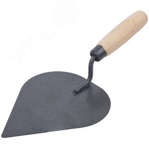 Кельма штукатура деревянная ручка КШ 190 мм(каленая) - фото 1