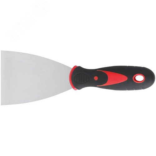 Шпатель, нерж.сталь, прорезиненная ручка  5 (1 5  мм) - фото 1