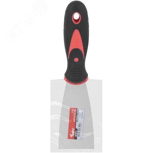 Шпатель, нерж.сталь, прорезиненная ручка  2 (5     мм) - фото 3