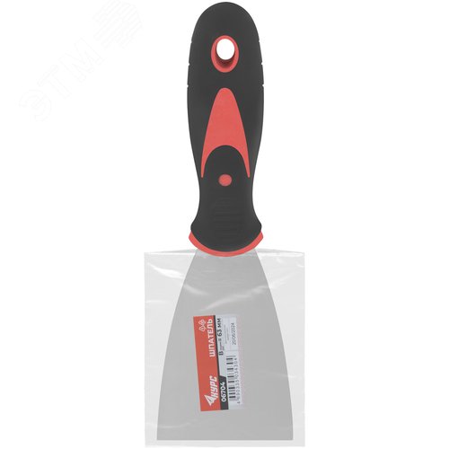 Шпатель, нерж.сталь, прорезиненная ручка 2,5 ( 3  мм) - фото 3