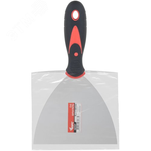 Шпатель, нерж.сталь, прорезиненная ручка  5 (1 5  мм) - фото 3