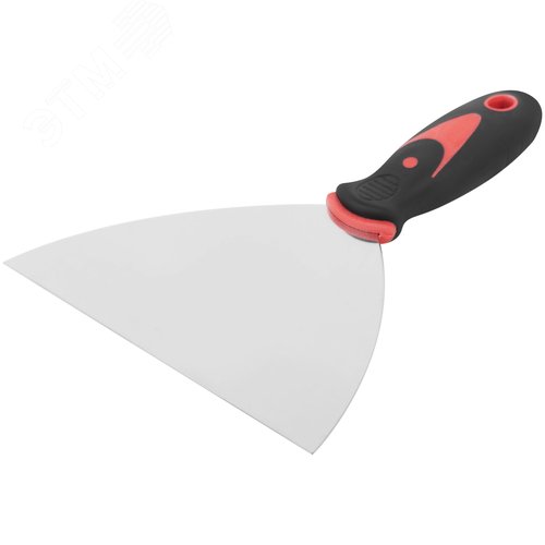 Шпатель, нерж.сталь, прорезиненная ручка  6 (1 0  мм) - фото 2