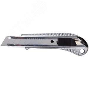 Нож технический ''Классик'' 18 мм, усиленнный, метал. корпус, резиновая вставка