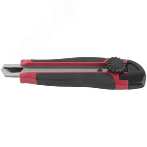 Нож технический ''Стронг'' 18 мм усиленный, прорезиненный, вращ.прижим - фото 5