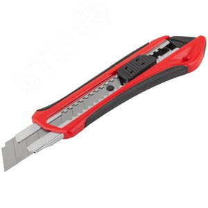 Нож технический ''Рубин'' 25 мм усиленный, прорезиненный - фото 2